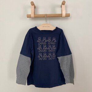 HANNA ANDERSSON Double-sleeve Art Thermal